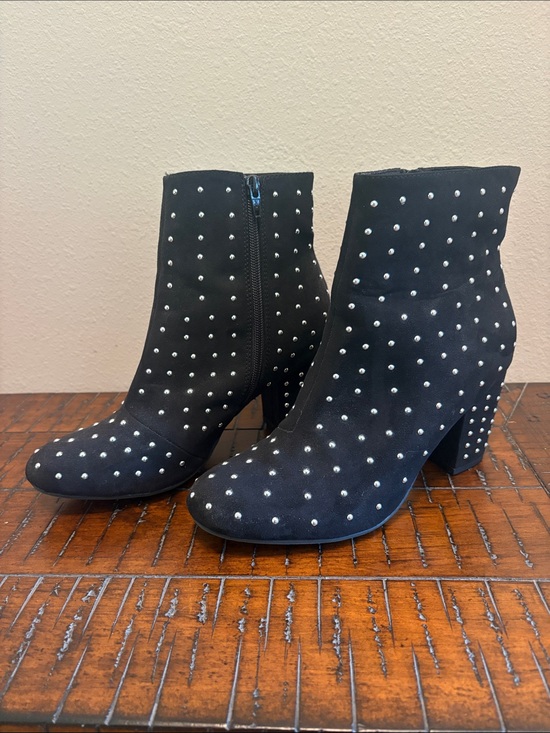 Worthington Shoes - Worthington Black Studded Ankle Booties
